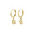 NOMAD coin huggie anneaux boucles d'oreille