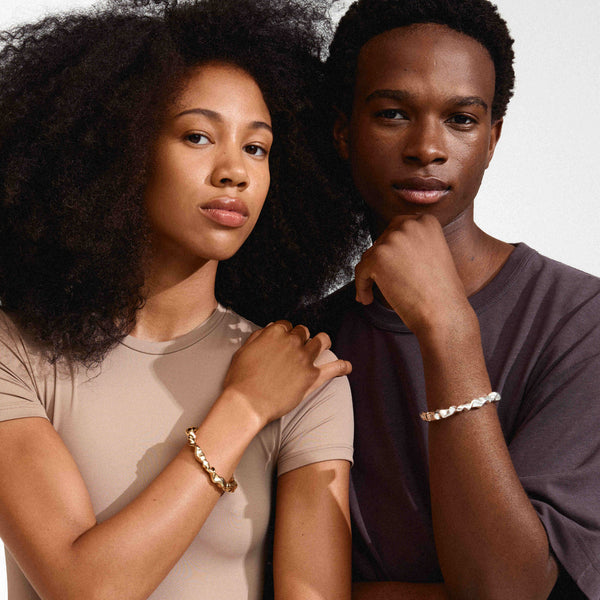 SUNSET recycled bracelet gold-plated