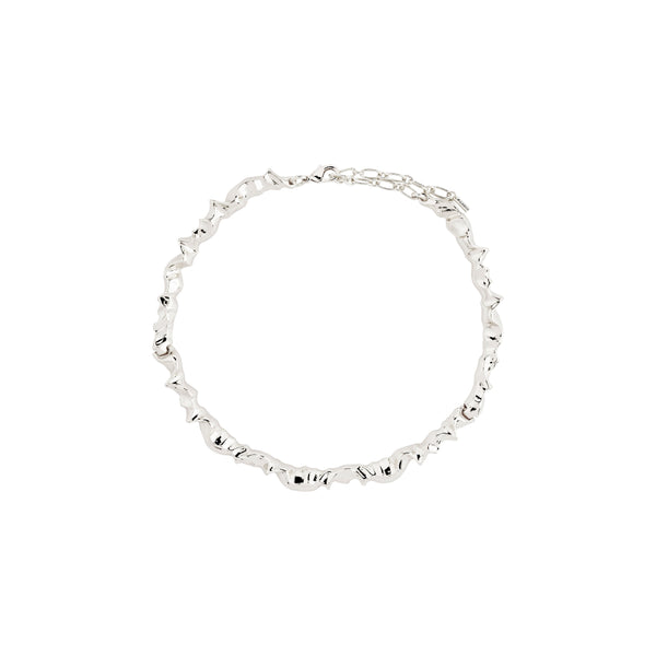 SUNSET recycled silver necklace -plated