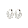 SENSE silver-plated hoop earrings