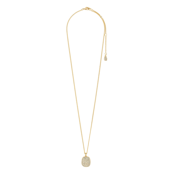 Collier : Ember : Plaqué or : Cristal