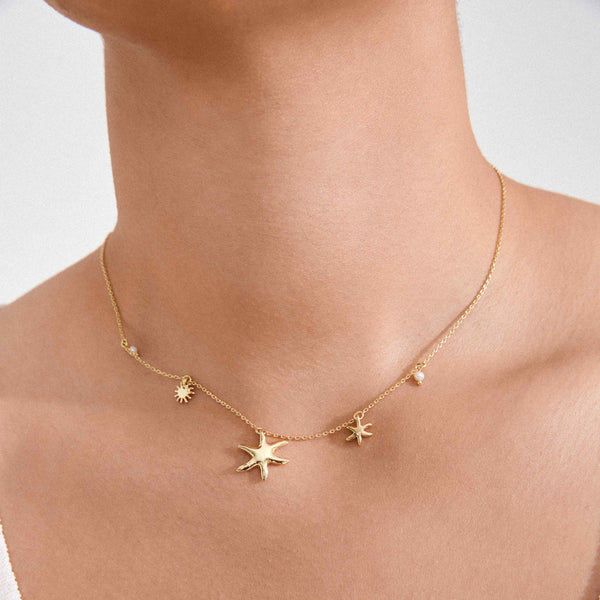 Collier PRISM plaqué or
