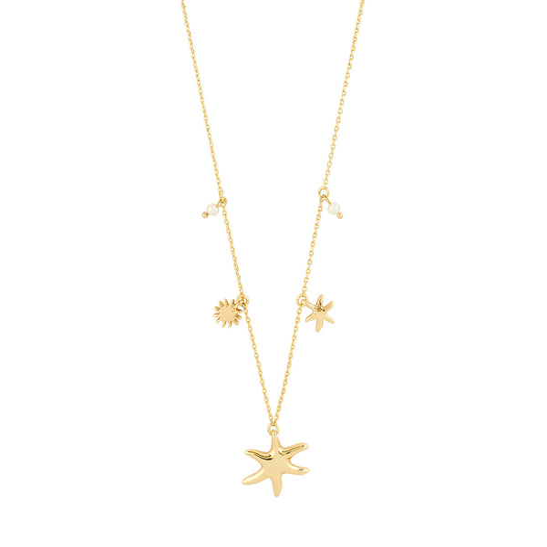 Collier PRISM plaqué or