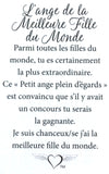 Épinglette Ange : Meilleur Fille du Monde