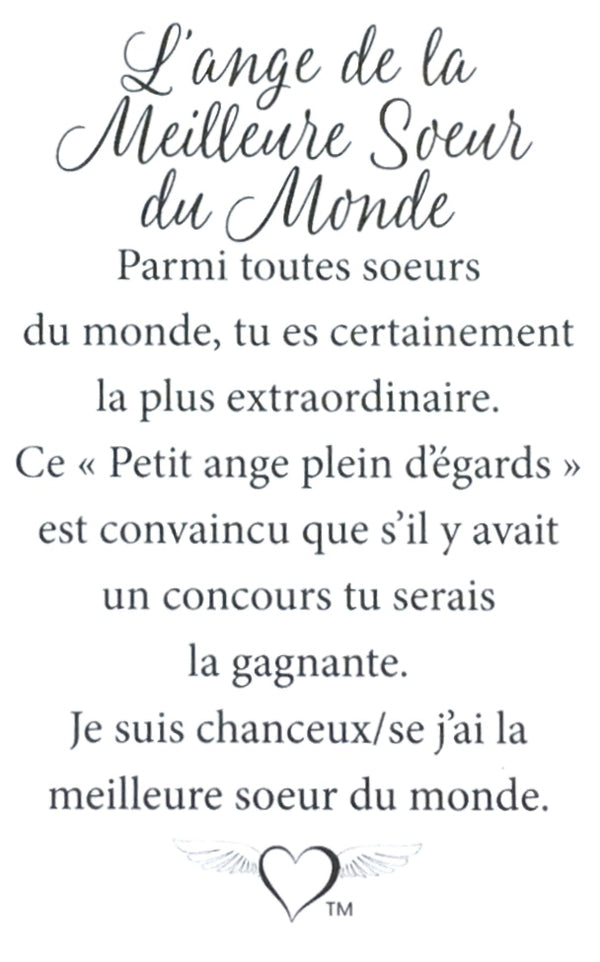 Angel Pin: BEST SISTER IN THE WORLD