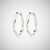 DAWN recycled earrings silver - plated