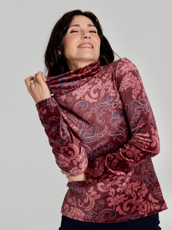 Chandail Everdeen bourgogne