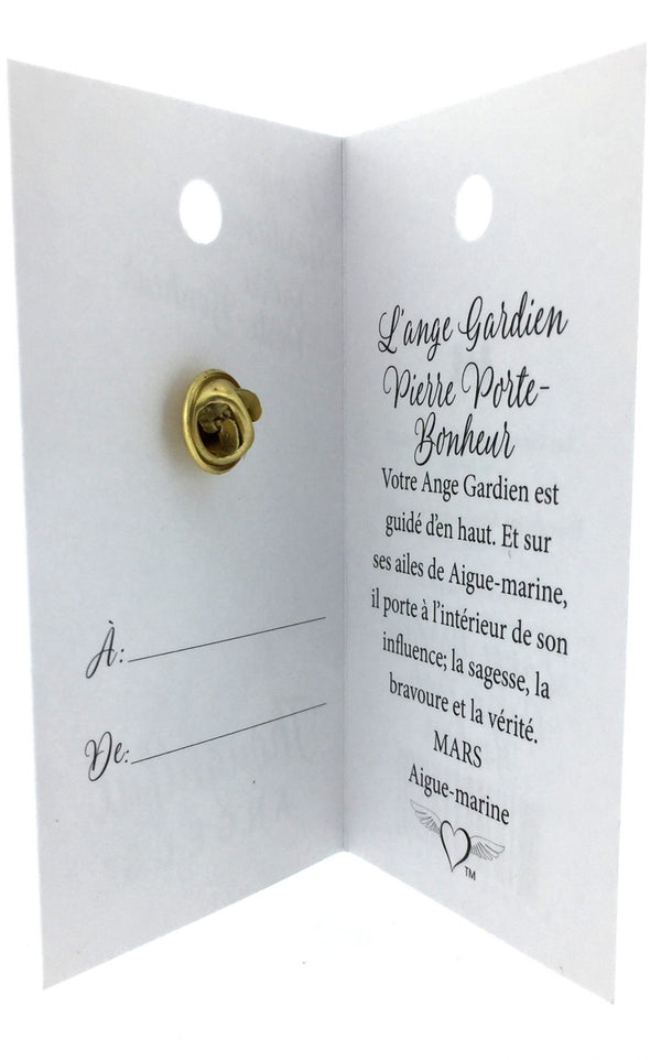 Épinglette Ange : Gardien Pierre (Décembre)