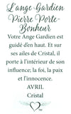 Épinglette Ange : Gardien Pierre (Avril)