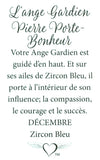 Épinglette Ange : Gardien Pierre (Décembre)