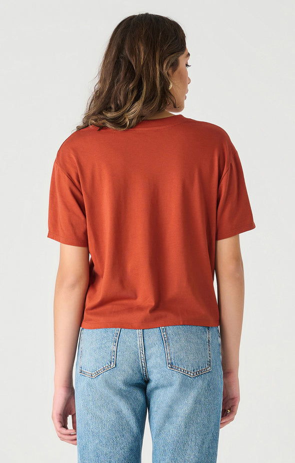 T-Shirt orange de dos