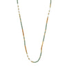 Collier ALISON brun, plaqué or