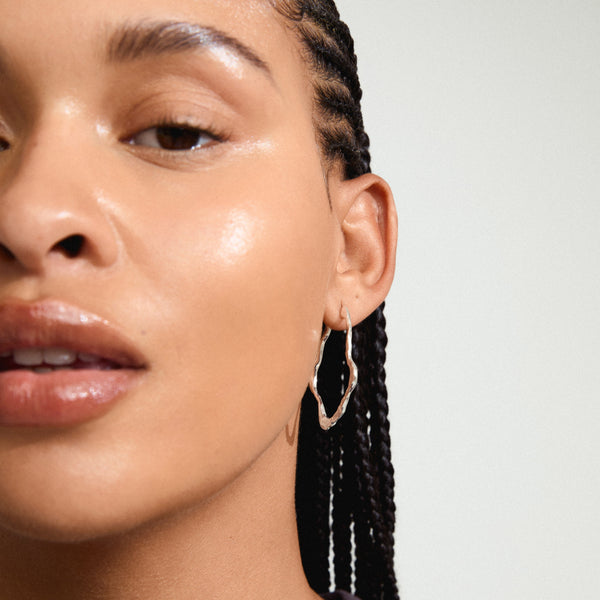 DYLAN silver-plated earrings