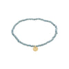 INDIE bracelet Gold Plated Blue