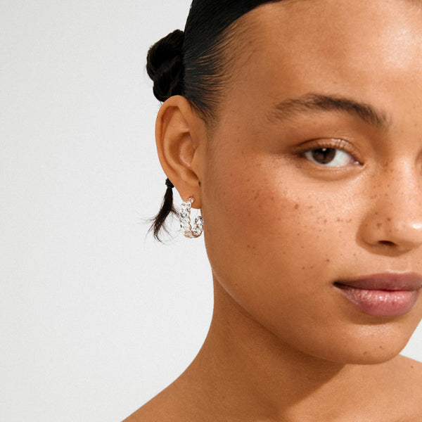 MAYER silver-plated earrings