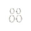 DARBY silver-plated earrings