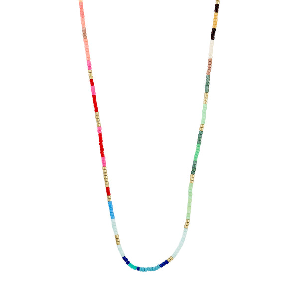 Collier : Alison : Plaqué Or : Multi