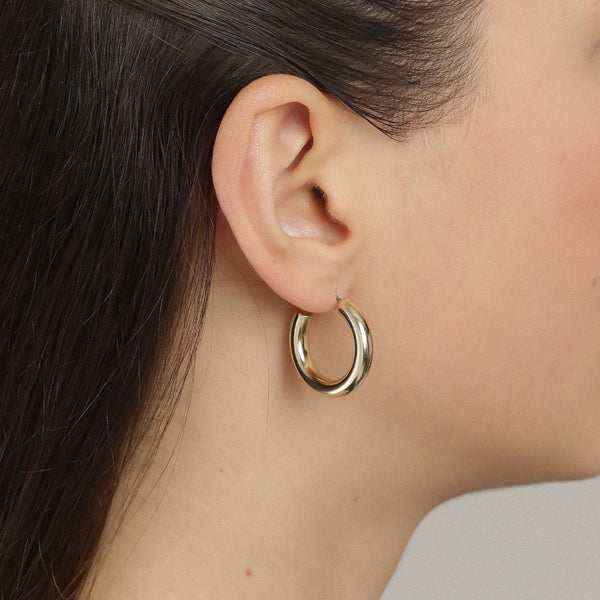 MADDIE chunky hoop earrings