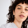 APRIL medium-size hoop earrings