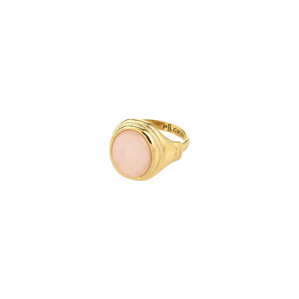(W) Bague : Lyndon : Plaqué or : Rose