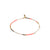 ALISON pink, gold-plated bracelet