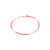 ALISON pink, gold-plated bracelet