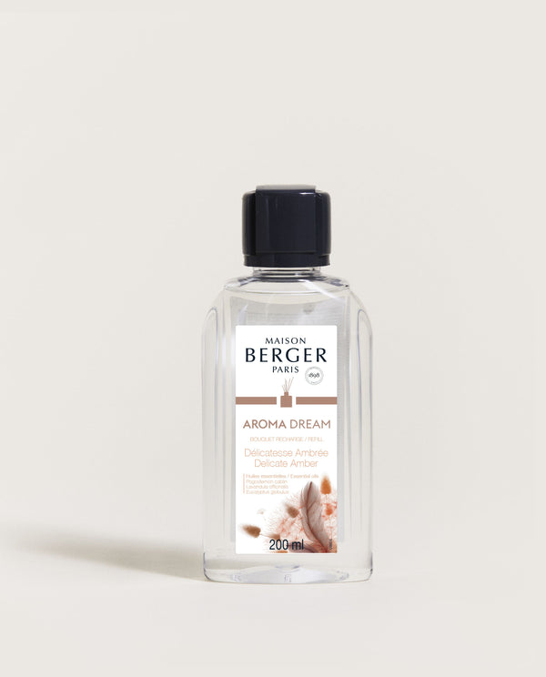 Recharge pour bouquet parfumé – Aroma Dream – Délicatesse ambrée – Maison Berger