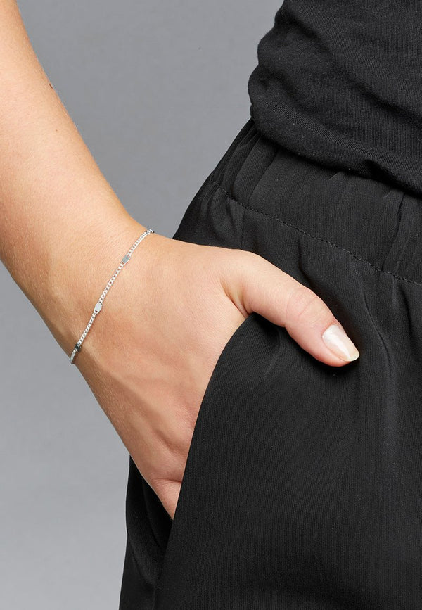 Silver Plated Cat Bracelet