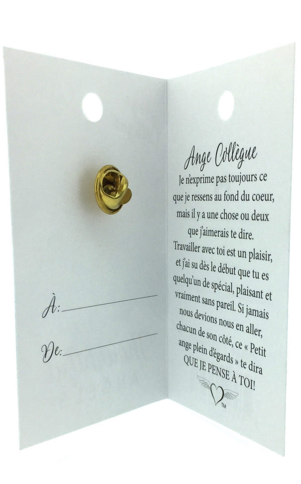 Épinglette Ange : Collègue