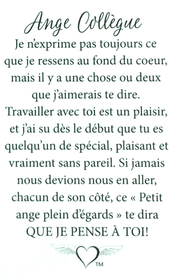 Épinglette Ange : Collègue