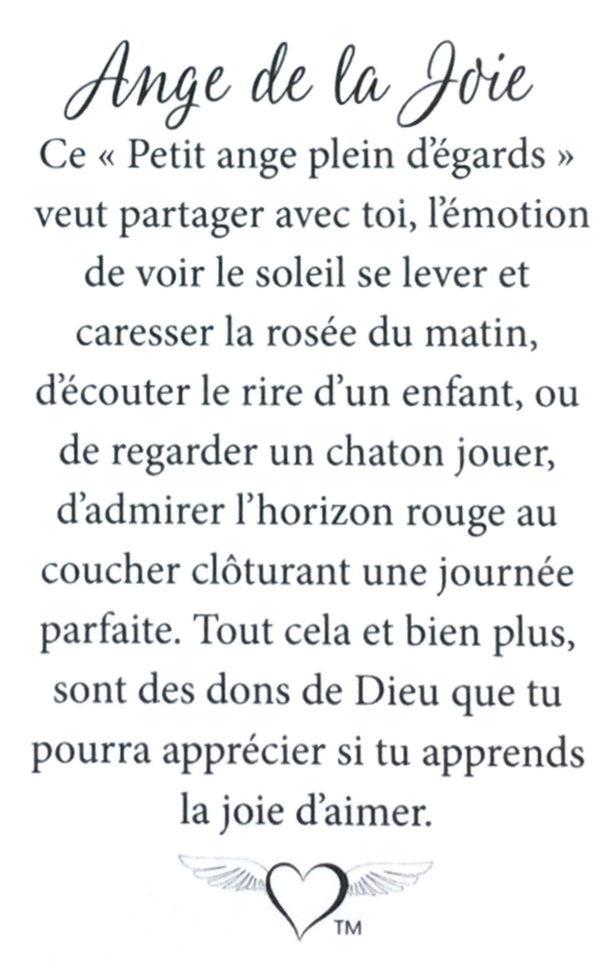 Épinglette Ange : De La Joie