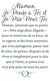Épinglette Ange : Maman , Je Pense Et Prie Pour Toi