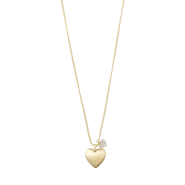 SOPHIA recycled heart pendant necklace gold-plated