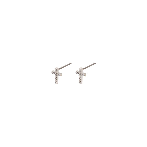 CLARA crystal cross boucles d'oreille