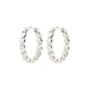 MAEVE recycled hoop earrings silver-plated