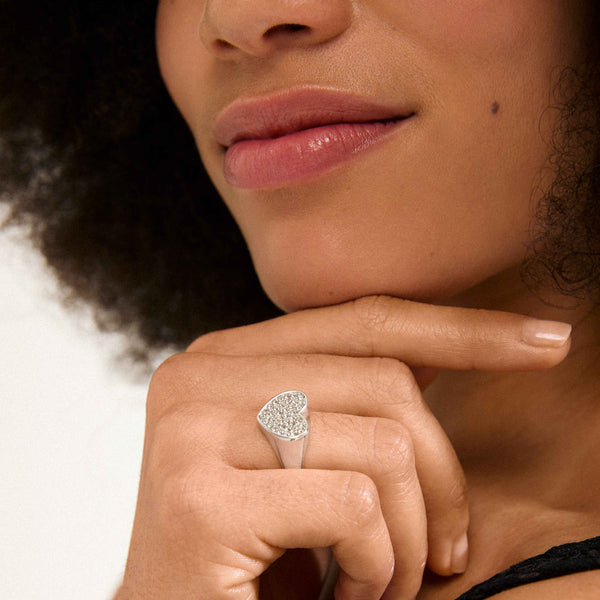 EMMETT silver plated ring