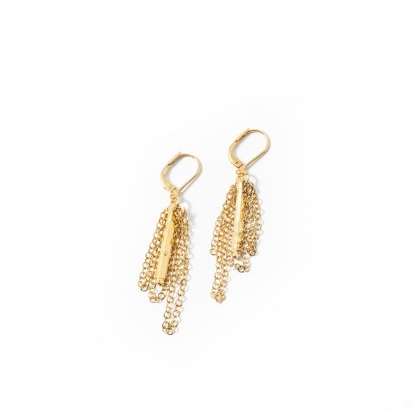 Boucle d'oreille Eila or