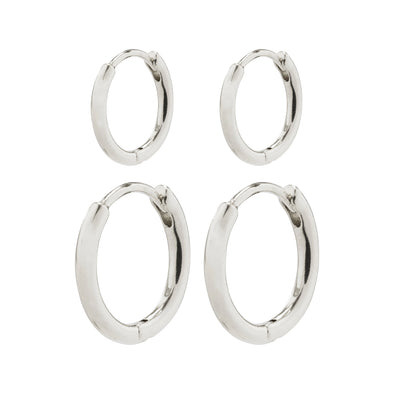 ARIELLA 2-in-1 hoop earrings set