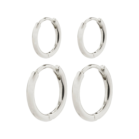 ARIELLA 2-in-1 hoop earrings set