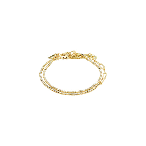 ROWAN crystal bracelet, 2-in-1,