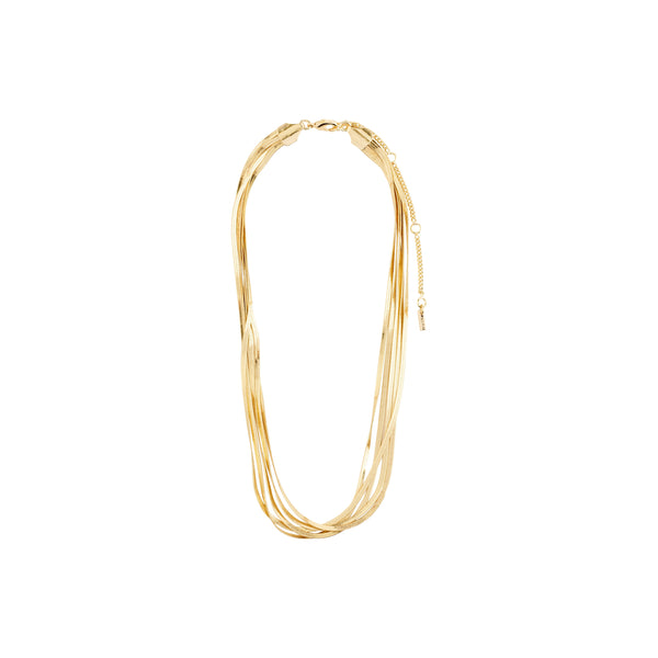 KIRA recycled necklace gold-plated