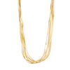 KIRA recycled necklace gold-plated