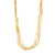 KIRA recycled necklace gold-plated
