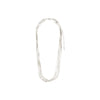 KIRA recycled silver necklace -plated