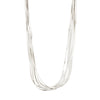 KIRA recycled silver necklace -plated