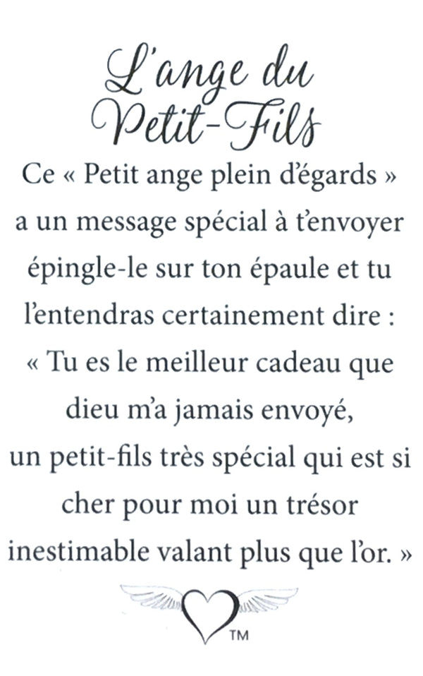 Épinglette Ange : Du Petit-Fils
