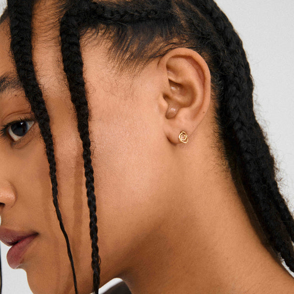 DIEGO gold-plated earrings