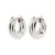 EDEA chunky huggie rings