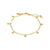 ALAIA bracelet plaqué or