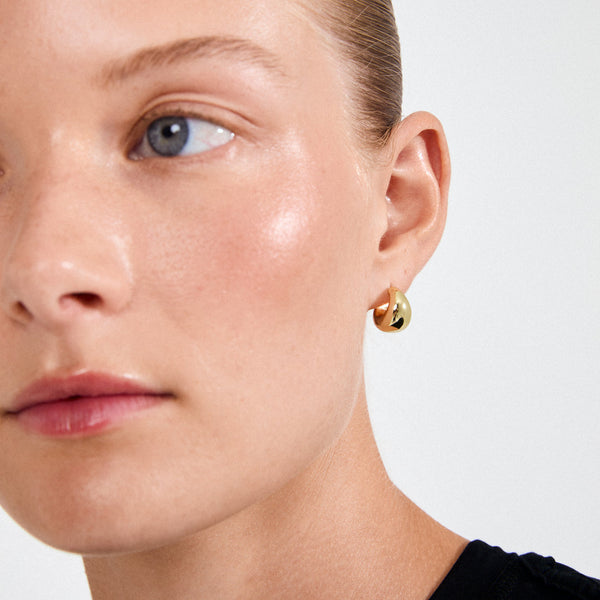 ALEXANE chunky mini hoop earrings